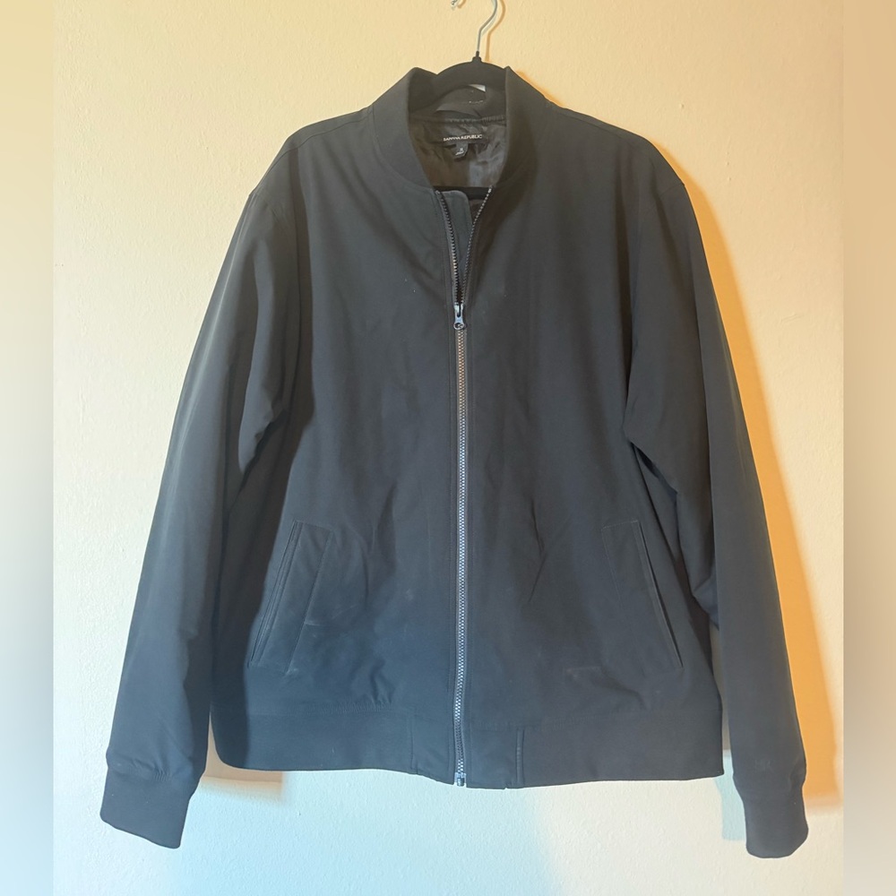 Banana Republic Black Zip-Up Jacket